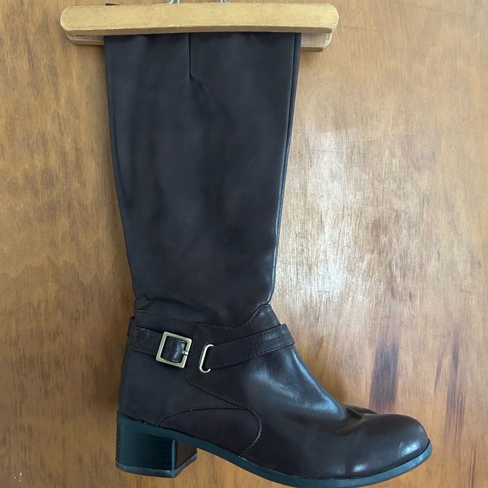 Brown Leather Women's Boots